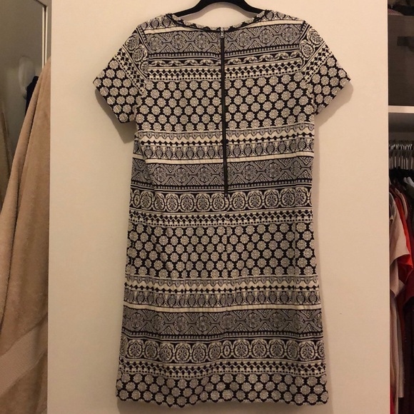 Loft size M black and white patterned dress - Picture 2 of 4